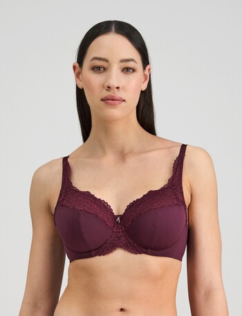 Fayreform Laurel Underwire Bra, Fig product photo