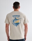 Chisel Hooked Short Sleeve Print Tee, Natural product photo View 02 S