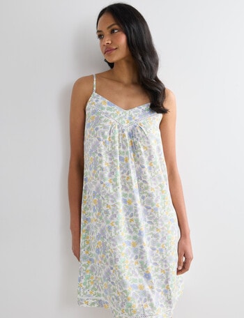 Whistle Sleep Strappy Nightie, Flower Print product photo