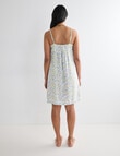 Whistle Sleep Strappy Nightie, Flower Print product photo View 02 S