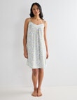 Whistle Sleep Strappy Nightie, Flower Print product photo View 03 S