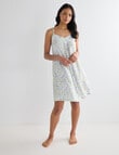 Whistle Sleep Strappy Nightie, Flower Print product photo View 06 S
