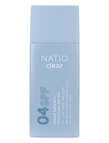 Natio Clear Urban Defence Face Fluid, SPF 50+ product photo