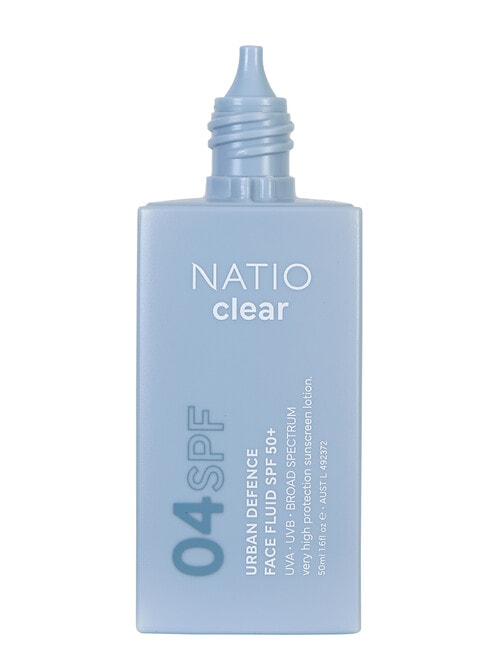 Natio Clear Urban Defence Face Fluid, SPF 50+ product photo View 02 L