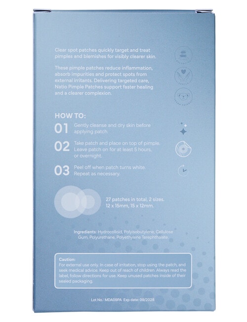 Natio Clear Pimple Patch Kit product photo View 29 L