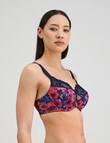 Fayreform Wild Violet UnderWine Bra, Jazzy Floral product photo View 03 S