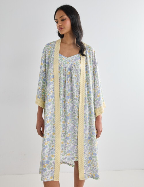 Whistle Sleep Robe, Flower Print product photo View 05 L