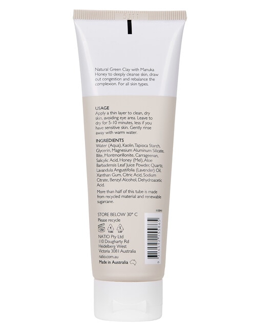 Natio Spa Green Clay & Manuka Honey Face Mask product photo View 29 L