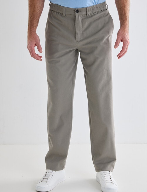 Chisel Elasticated Waist Pants, Stone product photo