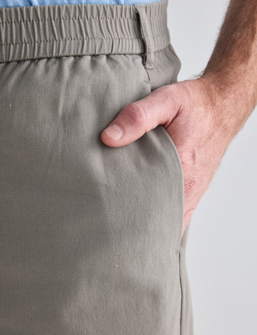 Chisel Elasticated Waist Pants, Stone product photo View 04 L