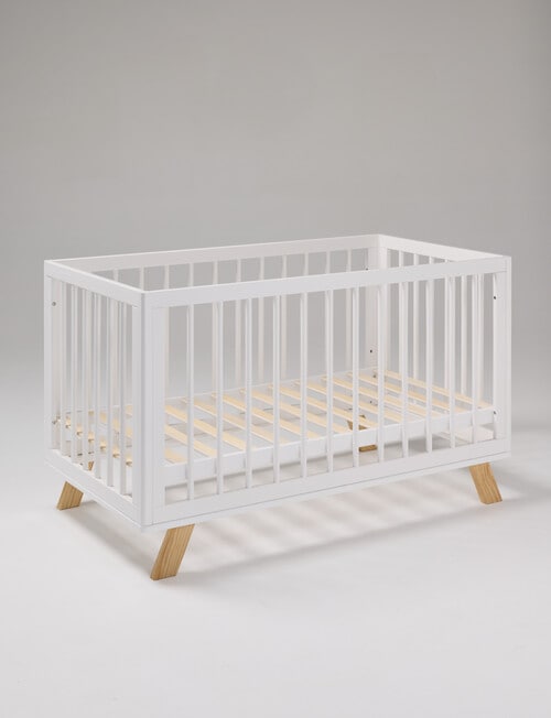 Grotime Isla Cot, White & Natural product photo View 02 L