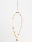 Whistle Multi-Layered Necklace, Gold Tone product photo