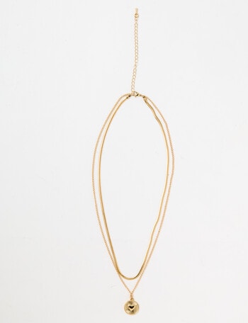 Whistle Multi-Layered Necklace, Gold Tone product photo