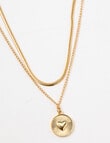 Whistle Multi-Layered Necklace, Gold Tone product photo View 02 S