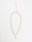 Whistle Multi-Layered Necklace, White product photo