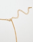 Whistle Heart Necklace, Gold Tone product photo View 02 S