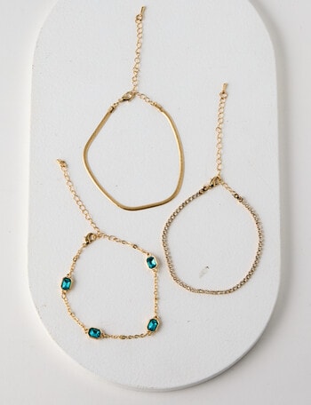 Whistle 3-Pack Bracelets, Green product photo