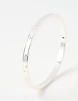 Whistle Heart Classic Bangle, Silver Tone product photo View 02 S
