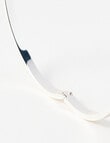 Whistle Heart Classic Bangle, Silver Tone product photo View 03 S