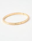 Whistle Heart Classic Bangle, Gold Tone product photo
