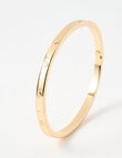 Whistle Heart Classic Bangle, Gold Tone product photo View 02 S