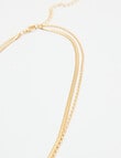 Whistle Leaf Necklace, Gold Tone product photo View 04 S