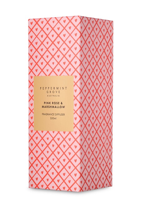 Peppermint Grove Pink Rose & Marshmallow Large Diffuser, 350ml product photo View 02 L