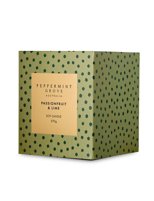 Peppermint Grove Passionfruit & Lime Large Candle, 370g product photo View 02 L