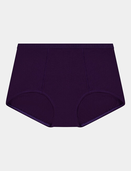 Bendon Body Cotton Full Brief, Purple Velvet product photo View 05 L