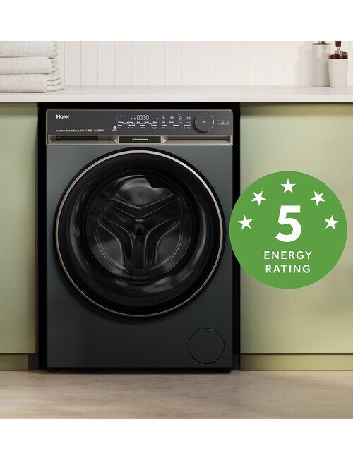 Haier 10kg 500 Series Front Load Washing Machine, HWF10DB2 product photo View 07 L
