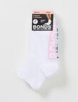 Bonds Logo Quarter Crew, 3-Pack, White & Blossom product photo View 02 S