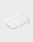 Bonds Logo Lite No Show Sock, 4-Pack, White & Blossom product photo View 03 S