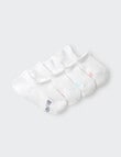 Bonds Logo Lite Sneaker Sock, 4-Pack, White & Shook product photo View 03 S
