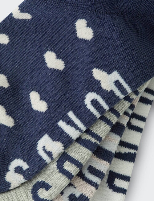 Bonds Fashion No Show Sock, 4-Pack, Polka Heart product photo View 04 L