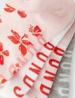 Bonds Fashion No Show Sock, 4-Pack, Hibiscus, White, Mona Lisa & Grey product photo View 03 S