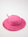 Wavetribe Strawberry Reversible Frill Bucket Hat, Pink product photo View 02 S