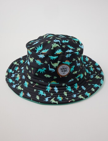 Wavetribe Reversible Bucket Hat, Dino product photo