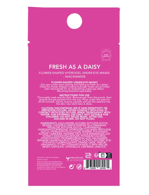 Holler and Glow Fresh As A Daisy Eye Mask product photo View 03 L