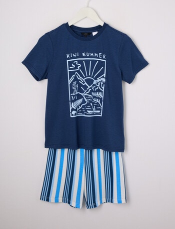 Sleep Squad Kiwi Knit PJ Set, Kiwi Summer, 10-16 product photo