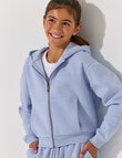 Switch Malibu Sports Pastel Edit Boxy Zip Up Hoodie, Periwinkle product photo
