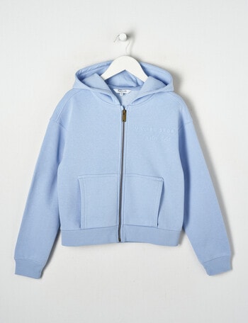 Switch Malibu Sports Pastel Edit Boxy Zip Up Hoodie, Periwinkle product photo