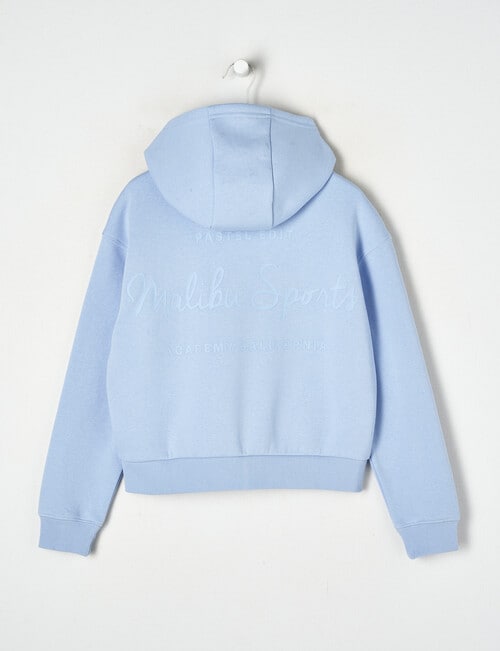 Switch Malibu Sports Pastel Edit Boxy Zip Up Hoodie, Periwinkle product photo View 02 L