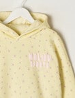 Switch Malibu Sports Ditsy Floral Oversized Hoodie, Pale Lemon product photo View 03 S