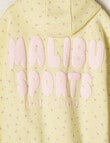 Switch Malibu Sports Ditsy Floral Oversized Hoodie, Pale Lemon product photo View 04 S