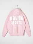 Switch Malibu Ditsy Floral Oversized Hoodie, Baby Pink product photo View 02 S