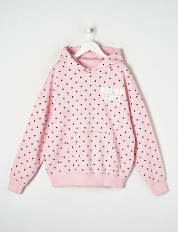 Switch Malibu Sports Spots Oversized Hoodie, Baby Pink product photo