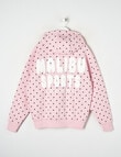 Switch Malibu Sports Spots Oversized Hoodie, Baby Pink product photo View 02 S