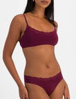 Bonds Bases Flex Lace Gee Brief, Queen Bee product photo View 02 S