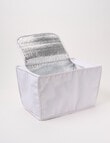 Terrace Prism Picnic Basket, Natural & White product photo View 08 S