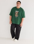 Tarnish King Size Woven Pant, Black product photo View 03 S